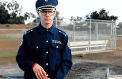 Idubbbz Dressed As Cop Finger Shake GIF