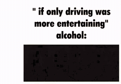 If Only Driving Was More Entertaining Alcohol GIF