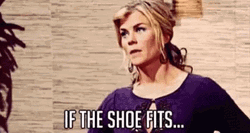 If The Shoe Fits On You Woman GIF