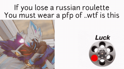 If You Lose Russian Roulette You Must Wear PFP Of Luck GIF