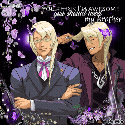 If You Think I 'M Awesome You Should Meet My Broth GIF