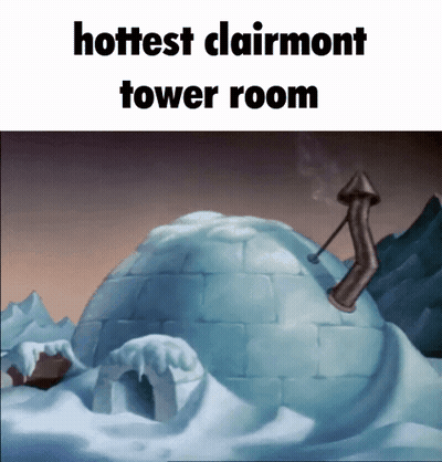 Igloo With Hottest Clairmont Tower Room GIF