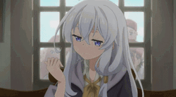 Ignore Wandering Witch Elaina Looking At Nails GIF