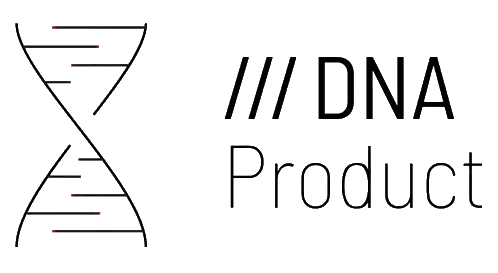 II / DNA Product Logo With DNA Structure Sticker