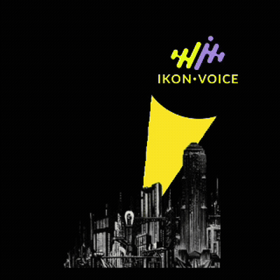 Ikon Voice Poster City Skyline GIF