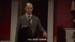Ill See Myself Out Man Leaving Room GIF