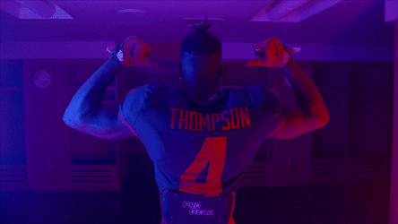 Illinois Fighting Illini Thompson Jersey GIF