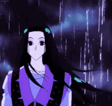 Illumi Getting Wet In Rain GIF