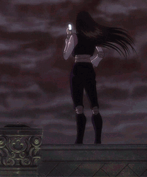 Illumi On A Chimney GIF