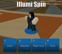 Illumi Spin Statue GIF