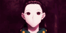 Illumi Widening Her Eyes And Speaking GIF