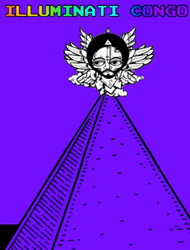 Illuminati Congo Logo Symbols Skull Eyes GIF