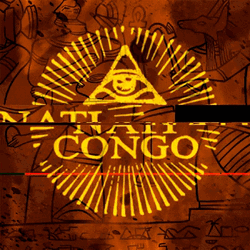 Illuminati Congo Red Logo Third Eye Glitch