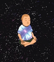 Illuminating Bobby Hill Galaxy Shirt GIF