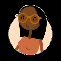 Illustration Vector Girl Glasses