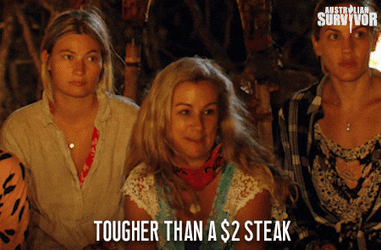 Im A Survivor Tougher Than A Steak GIF
