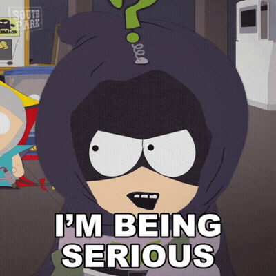 Im Being Serious Mysterion GIF