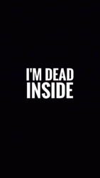 Im Dead Inside Text Animation GIF