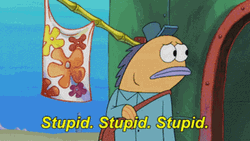 Im Dumb Stupid Fish GIF