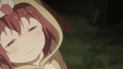 Im Exhausted Akari Akaza YuruYuri Anime GIF