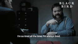Im Exhausted Black Bird Gary Hall GIF
