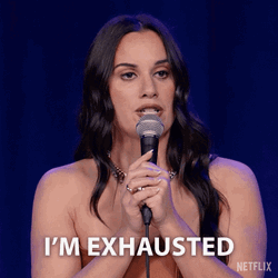 Im Exhausted Hannah Berner GIF