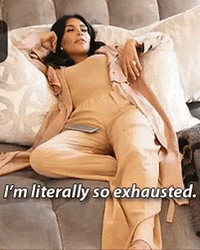 Im Exhausted Kim Kardashian GIF
