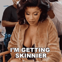 Im Getting Skinny Cardi B GIF