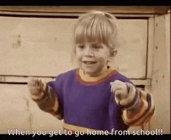 Im Going Home Excited Michelle Tanner GIF
