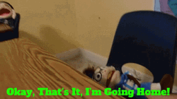 Im Going Home Puppet's Decision GIF