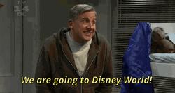 Im Going To Disney World Steve Carell GIF