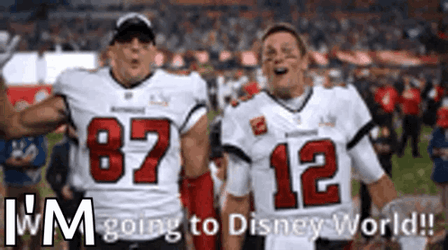 Im Going To Disney World Tom Brady GIF