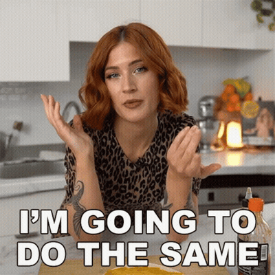 Im Going To Do The Same Candice Hutchings GIF