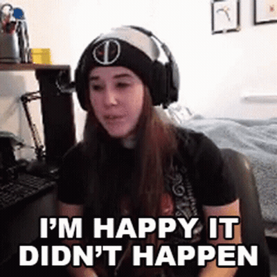 Im Happy It Didnt Happen Cassie GIF