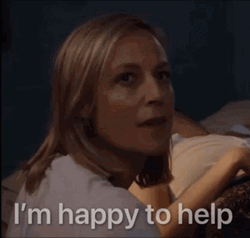 Im Happy To Help Sheila Bausch GIF