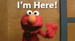 Im Here Elmo GIF