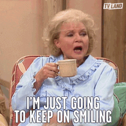 Im Just Going To Keep On Smiling Smiling GIF