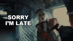 Im Late Harley Quinn GIF