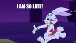 Im Late Running Hare GIF