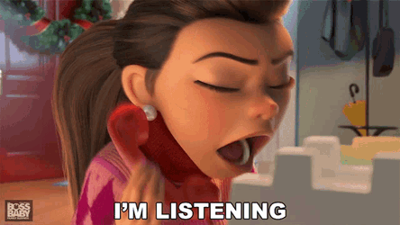Im Listening Carol Templeton GIF