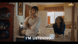 Im Listening Talking On Phone GIF