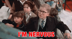 Im Nervous For Christmas Story GIF