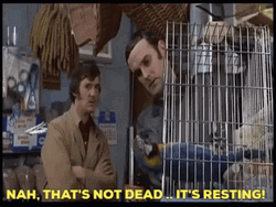 Im Not Dead Yet Classic John Cleese GIF