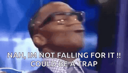 Im Not Falling For It Shannon Sharpe Meme GIF
