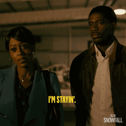Im Not Leaving Angela Lewis Snow Fall GIF