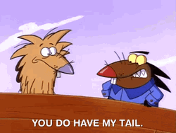 Im Not Leaving Daggett Beaver Animation GIF