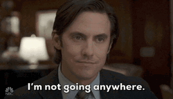 Im Not Leaving Milo Ventimiglia This Is Us GIF
