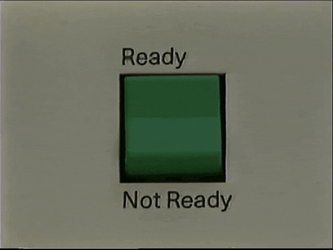 Im Not Ready Pushing Green Button GIF