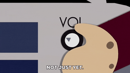 Im Not Ready Turning Dial GIF