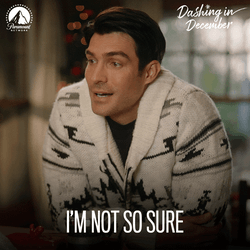 Im Not Sure Dashing In December Wyatt Burwall GIF